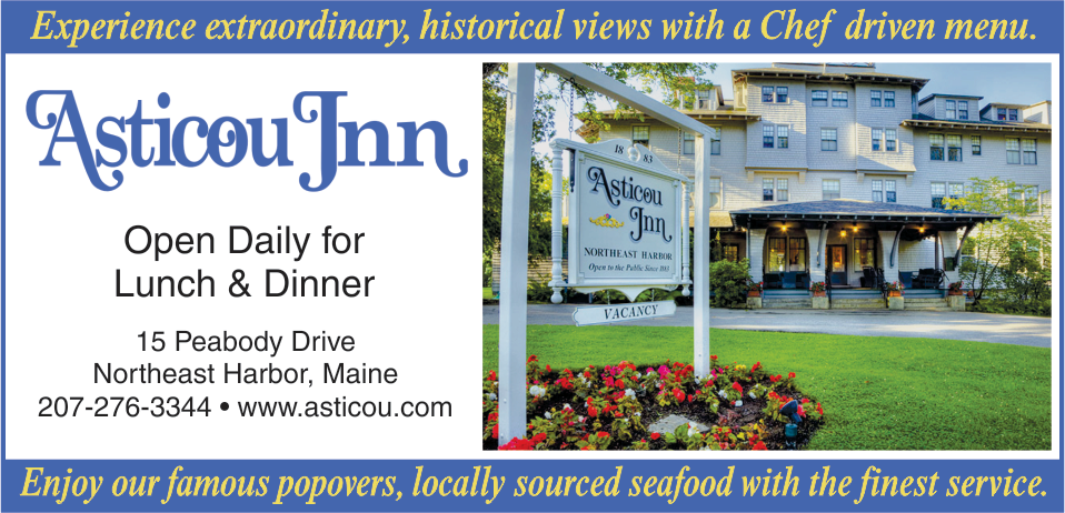 Asticou Inn Restaurant & Inn Print Ad