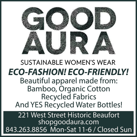 Good Aura Sustainable Women's Wear Print Ad