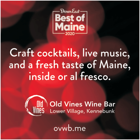 Old Vines Wine Bar Craft Cocktails & Kitchen Print Ad