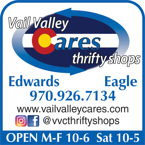 Vail Valley Cares Thrifty Shops Print Ad