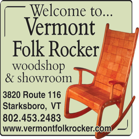 Vermont Folk Rocker Woodshop & Showroom Print Ad