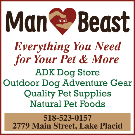 Man and Beast Print Ad