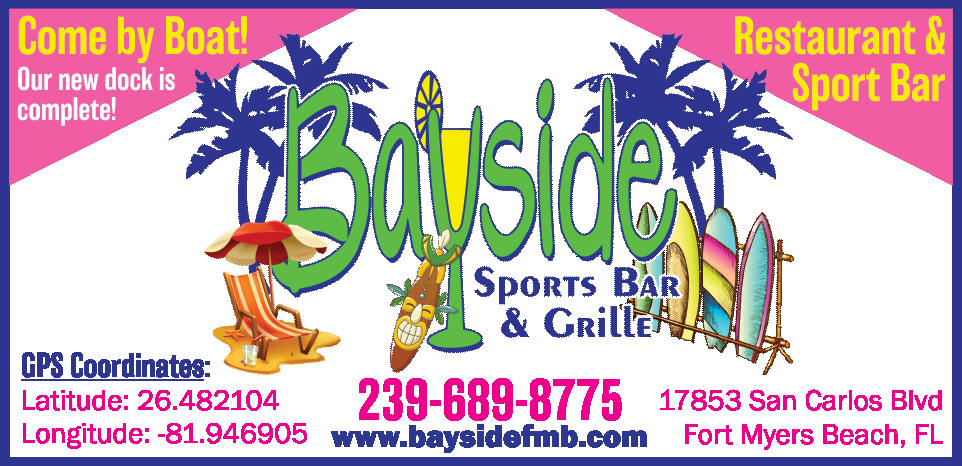 Bayside Sports Bar and Grille Print Ad