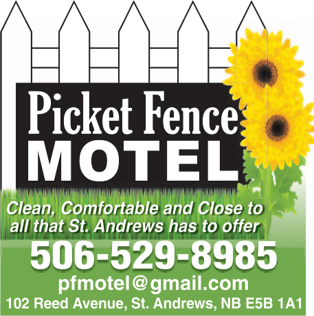 Picket Fence Motel Print Ad