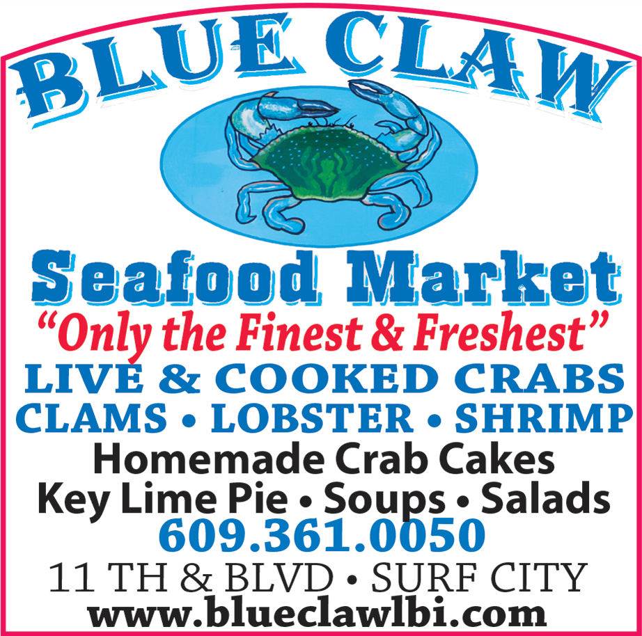 Blue Claw Seafood Market Print Ad
