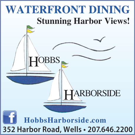 Hobbs Harborside Waterfront Dining Print Ad