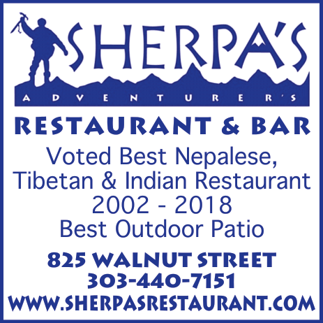 Sherpas Restaurant Print Ad