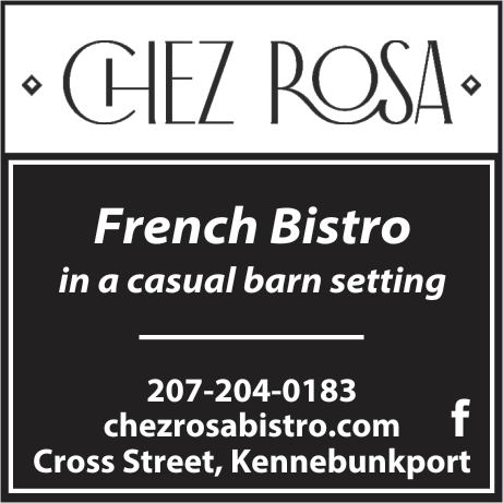 Chez Rosa Bistro Print Ad