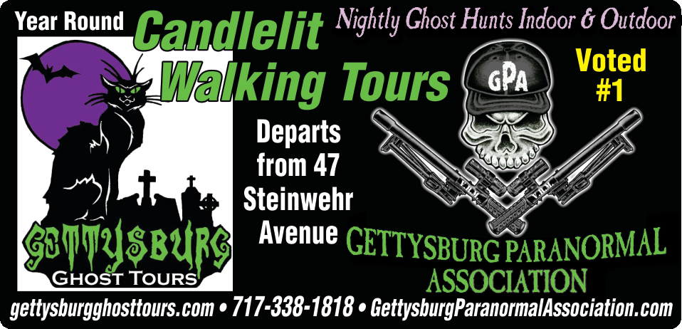 Gettysburg Ghost Tours Print Ad