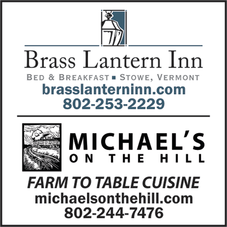 Brass Lantern Inn & Michael's on the Hill Print Ad