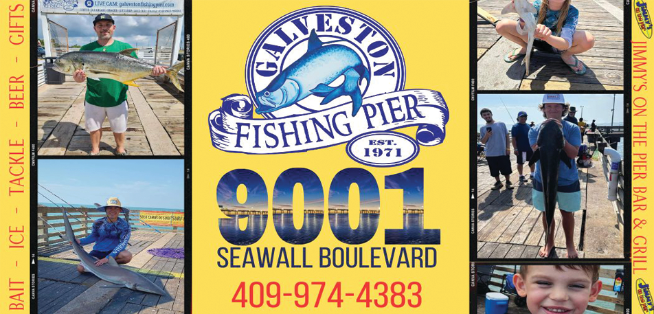 Galveston Fishing Pier   Print Ad