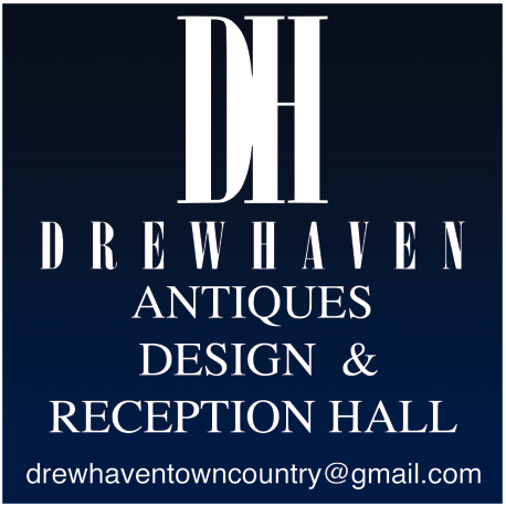 Drew Haven Antiques, Design & Reception Hall Print Ad