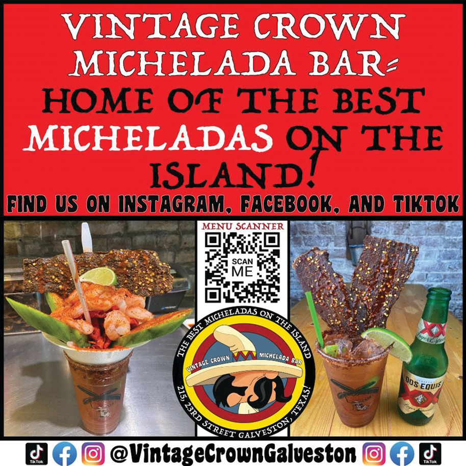 Vintage Crown Michelada Bar and Taqueria Print Ad