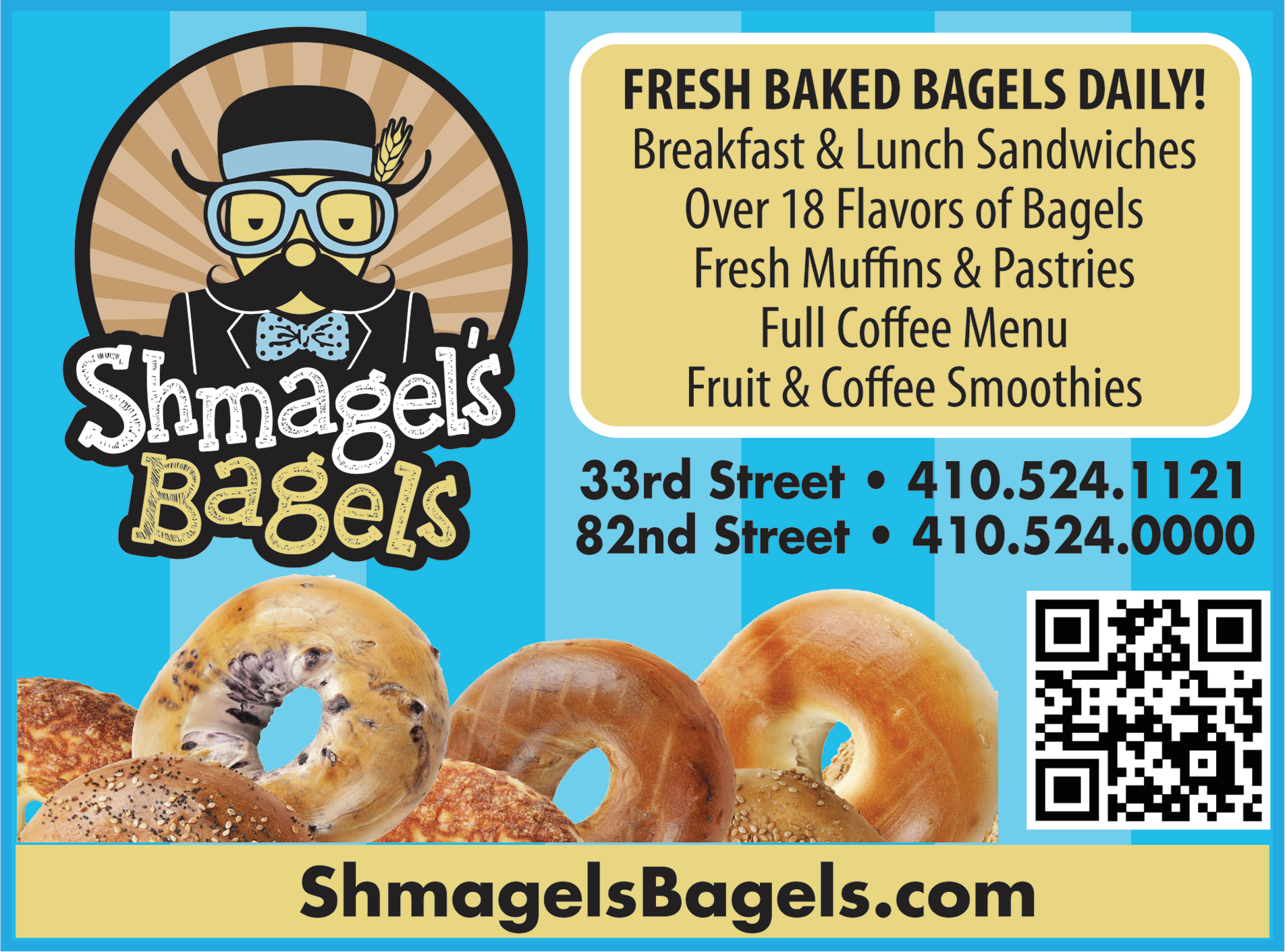 SHMAGEL'S BAGELS Print Ad