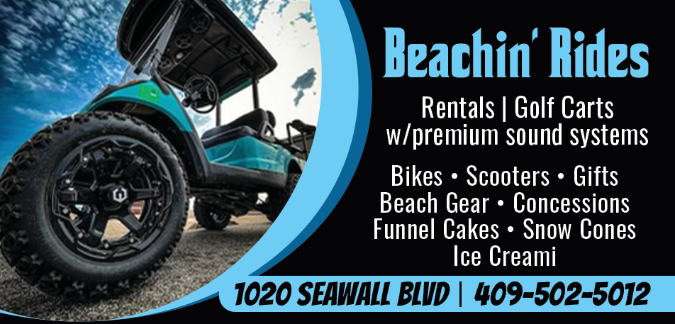 Beachin' Rides Sales and Rentals Print Ad