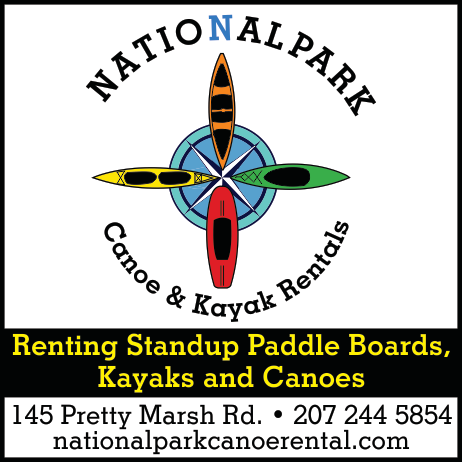 National Park Canoe & Kayak Rental Print Ad