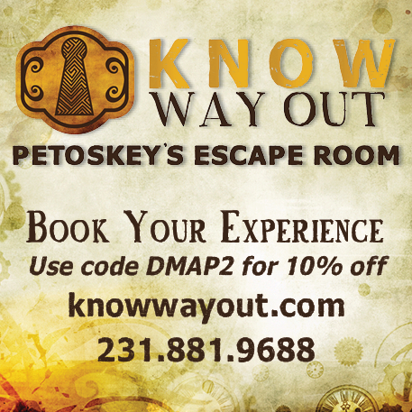 Know Way Out-Petoskey's Escape Room Print Ad