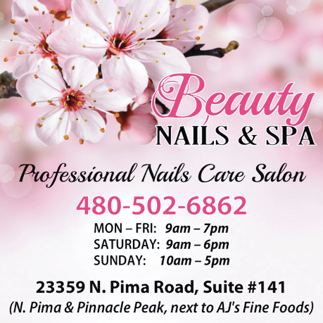 Beauty Nails & Spa Print Ad