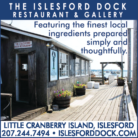 Islesford Dock Restaurant & Gallery Print Ad
