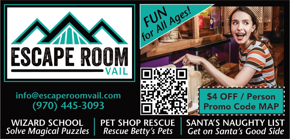 Escape Room Vail Print Ad