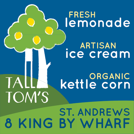 Tall Tom's Fresh Lemonade, Artisan Ice Cream, & Kettle Corn Print Ad