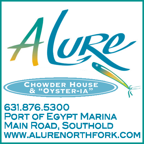 A Lure Chowder House and Oyster-ia Print Ad