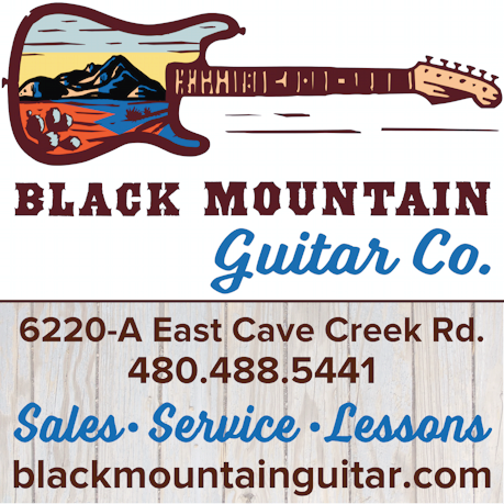 Black Mountain Guitar Co. Print Ad