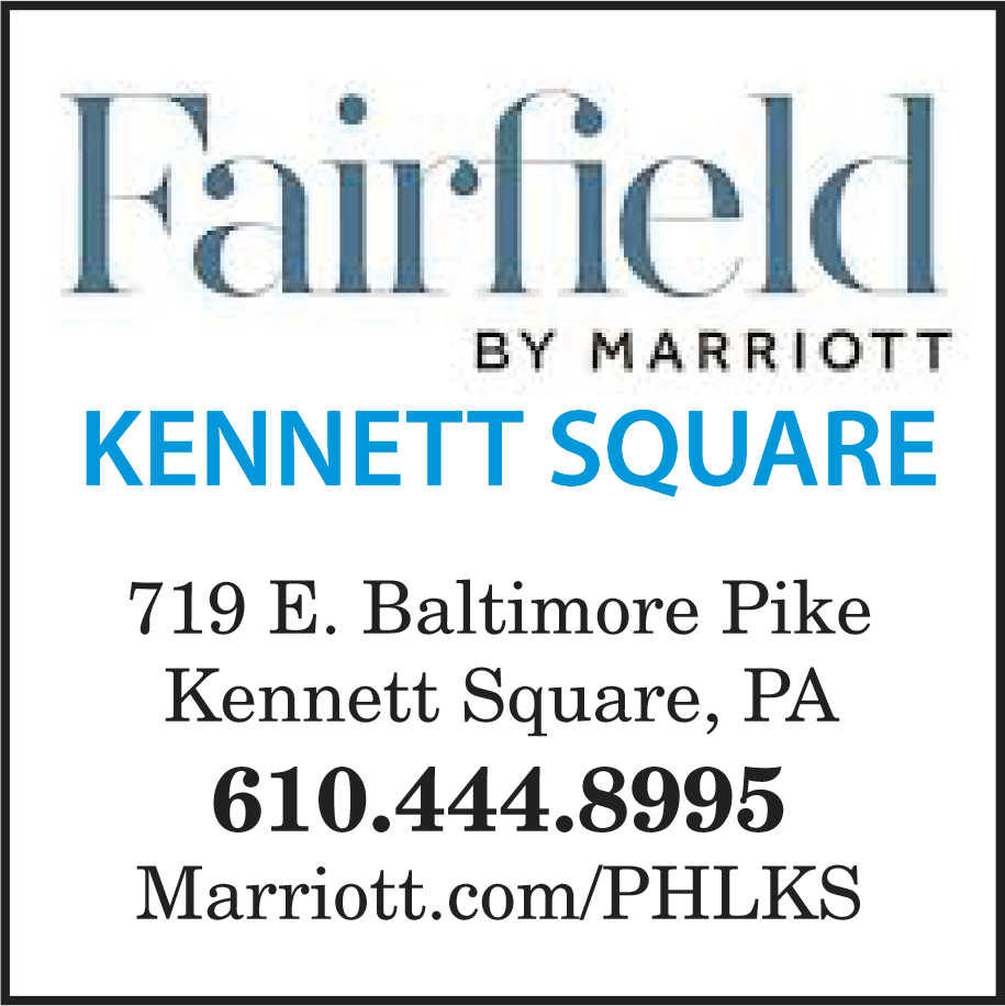 FAIRFIELD INN & SUITES KENNETT SQUARE Print Ad