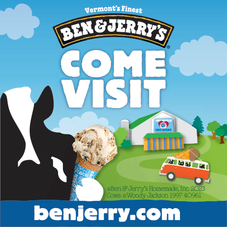 Ben & Jerry's Ice Cream Tours & Gift Shop Print Ad