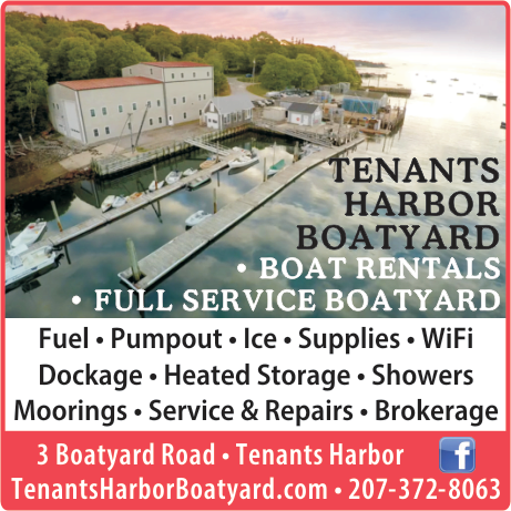 Tenants Harbor Boatyard Print Ad