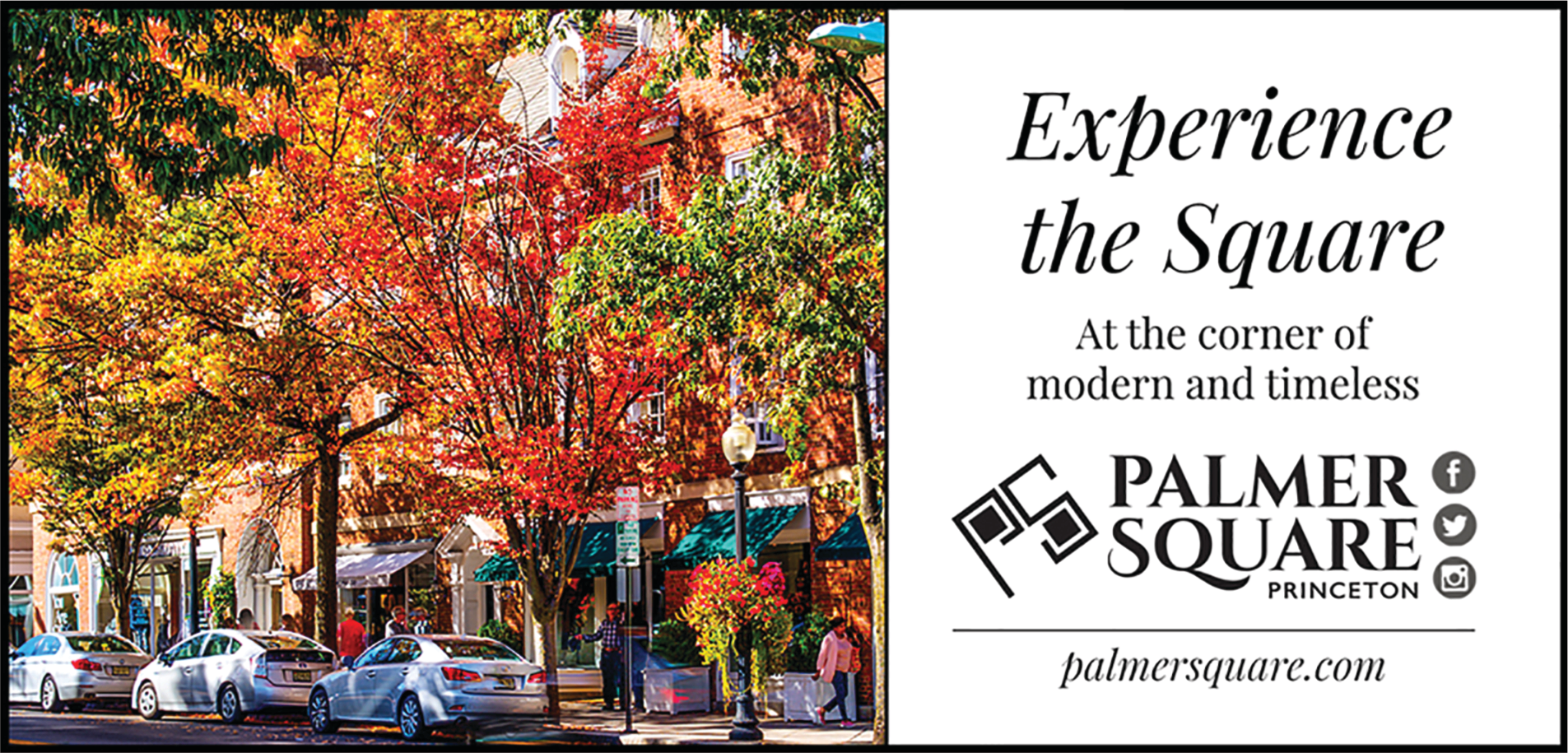 Palmer Square Shopping & Eateries Print Ad