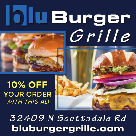 Blu Burger Grille Print Ad
