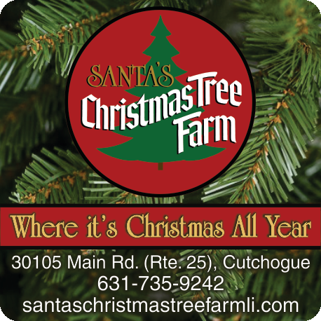 Santa's Christmas Tree Farm Print Ad