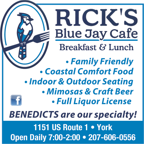 Rick's Blue Jay Cafe Print Ad