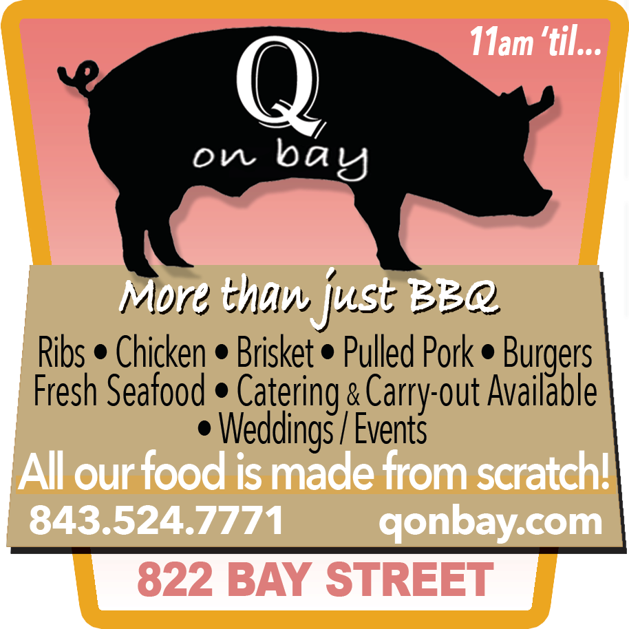 Q on Bay Bar-B-Que Restaurant Print Ad