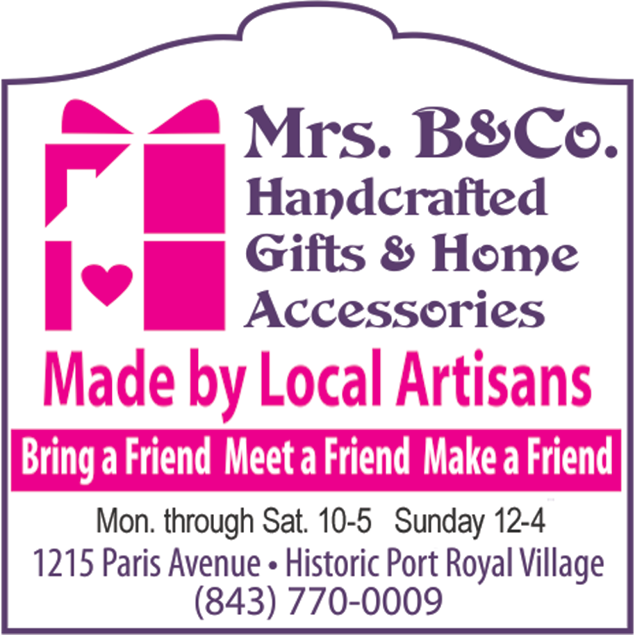 Mrs. B & Co. Handcrafted Gifts & Home Décor Print Ad