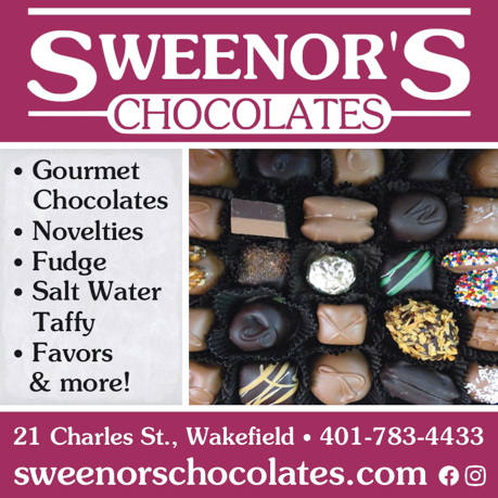 Sweenor's Chocolates Print Ad