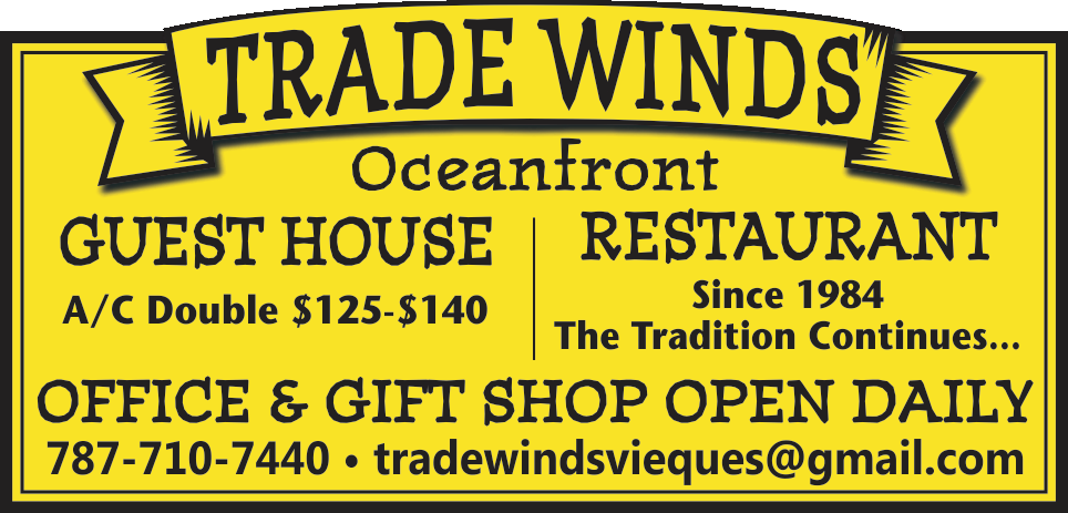 Tradewinds Guest House Print Ad