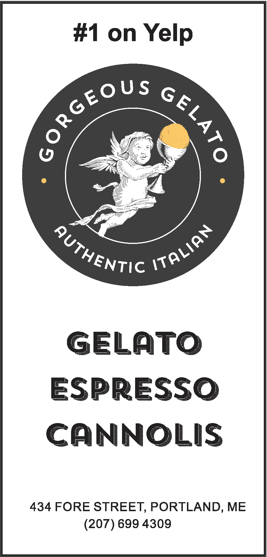 Gorgeous Gelato Print Ad