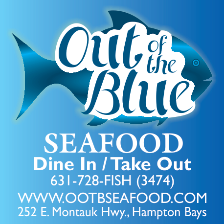 Out of the Blue Seafood Print Ad