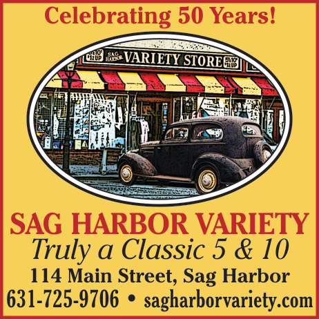 Sag Harbor Variety Print Ad