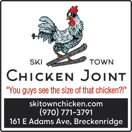 Ski Town Chicken Joint Print Ad
