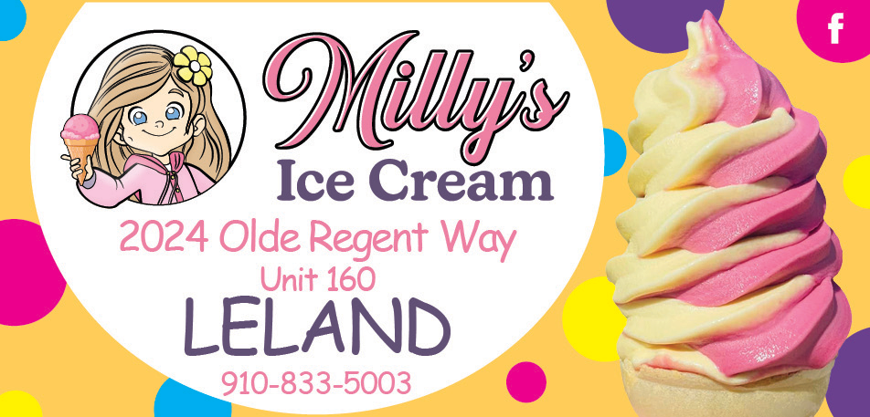 Milly's Ice Cream Print Ad