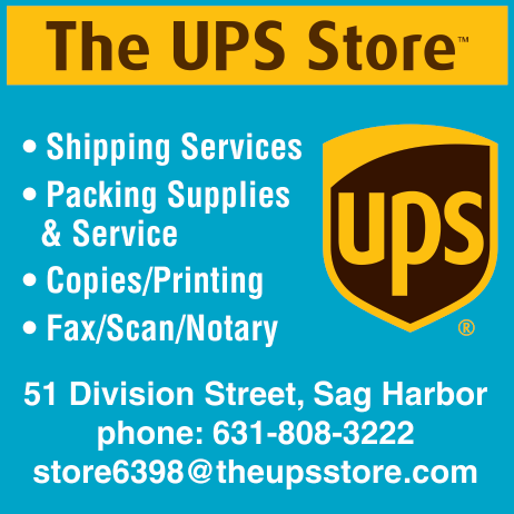 The UPS Store - Sag Harbor Print Ad