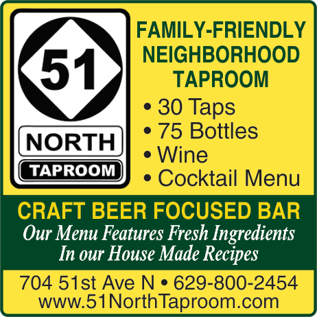 51 North Taproom and Grill Print Ad
