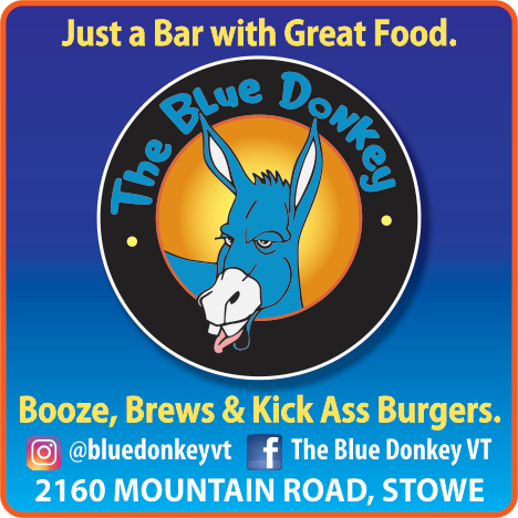 The Blue Donkey Bar Print Ad