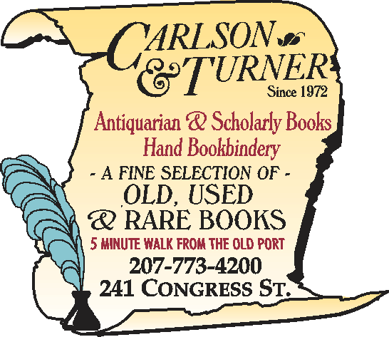 Carlson & Turner Antiquarian Books Print Ad