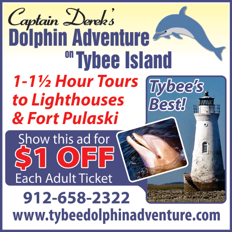 Captain Derek's Dolphin Adventure Tours Print Ad