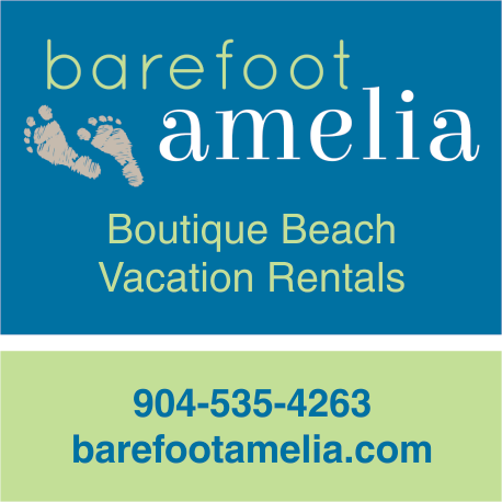 Barefoot Amelia Beach Rentals Print Ad