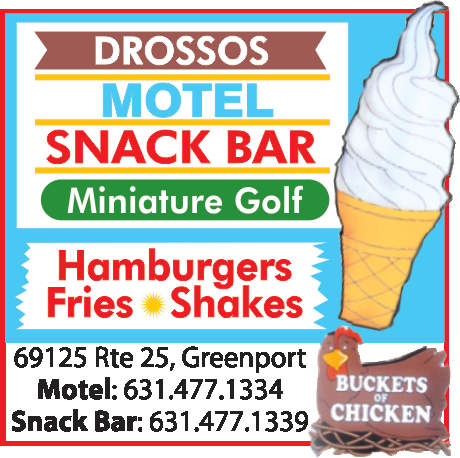 Drossos Motel Snack Bar & Miniture Golf Print Ad